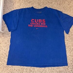 Vintage Nike Cubs Team Blue Tee